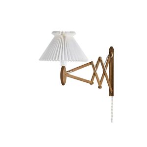 Le Klint SAX Wall Lamp Anniversary Edition D: 60 cm - Smoked Oak/Brass Fitting