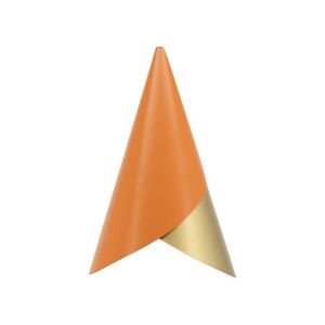 Umage Cornet Lampeskærm Ø: 13,4 cm - Brass/Nuance Orange