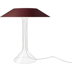 Foscarini Chapeaux M Bordlampe LED H: 47 cm - Rosso Scuro