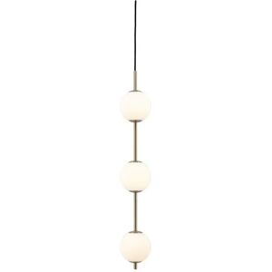 Umage Audrey 3 Pendant H: 76,5 cm - Plated Brass/White