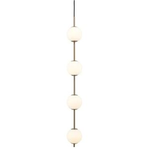 Umage Audrey 4 Pendant H: 103 cm - Plated Brass/White