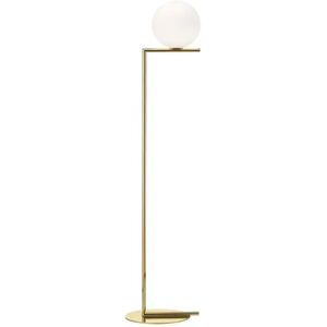 FLOS IC F1 10 Anniversary Gulvlampe H: 135 cm - Gold