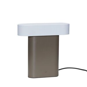 Hübsch Sleek Bordlampe H: 25 cm - Brun/Lysegrå