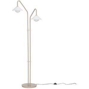 Hübsch Como Gulvlampe H: 165 cm - Beige/Hvid