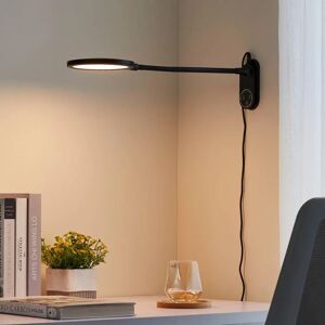 Lindby LED-bordlampe Valtaria, sort, CCT, dæmpbar