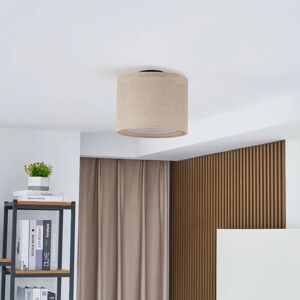 Lindby Soula loftlampe, stof, Ø 26 cm