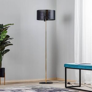 Euluna Etro gulvlampe, sort/guld