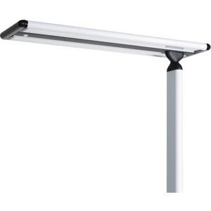 Prios Zyair LED-gulvlampe til kontoret, sølv 59,7 cm