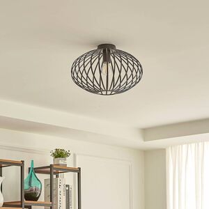 Lindby Maivi loftlampe, bur, sort, 40 cm