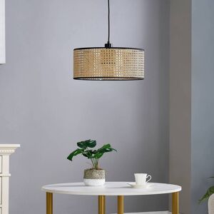 Lindby Otso hængelampe, bambus, Ø 40 cm