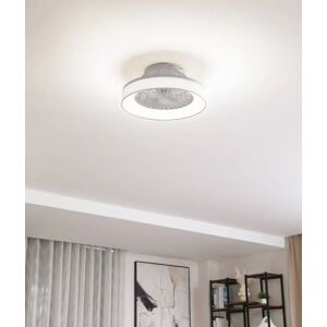 Lindby LED-loftventilator Mace, hvid, støjsvag, CCT