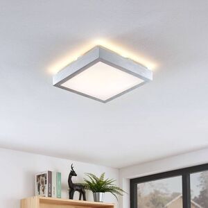 Lindby Margit LED-loftlampe i alu, kantet, 27 cm