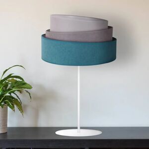 Duolla Bordlampe Pastell Trio turkis/grå/lysegrå H 50 cm