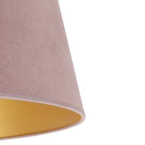 Duolla Cone lampeskærm, højde 25,5 cm, rosa/guld