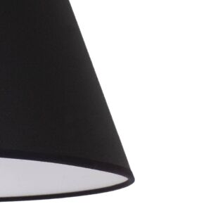 Duolla Sofia lampeskærm, højde 31 cm, sort/hvid