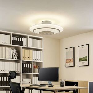 Lindby Kheira LED-loftventilator, 55 W