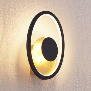 Lindby Feival LED-væglampe, rust/guld
