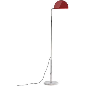 DCW - Mezzaluna Gulvlampe White Marble/Red