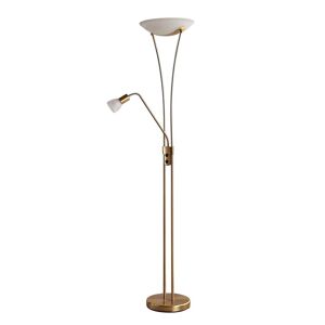 Lindby - Felicia Gulvlampe Brass/White