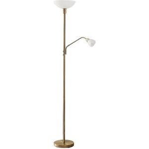 Lindby - Jost Gulvlampe Brass/White