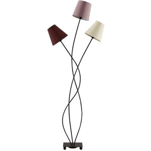 Lindby - Melis 3 Gulvlampe Brown/Grey/Black/Cream