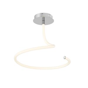 Lucande - Serpentina LED Loftlampe White/Chrome