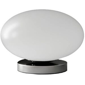 Lindby - Sonika Bordlampe Satin H21 Nickel/Opal White