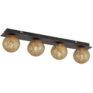 Lucande - Evory 4 Loftlampe Gold