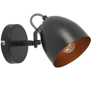 Lindby - Fintja Væglampe Hardwired Black/Gold