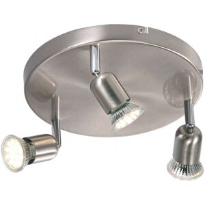 Nordlux - Avenue 3-Rondel Loftlampe Brushed Steel