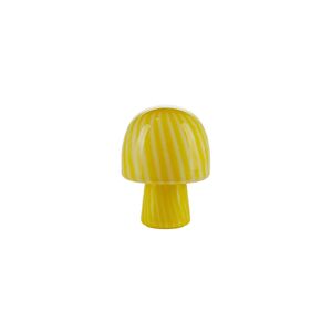 Cozy Living - Funghi Bordlampe w/Stribes Yellow
