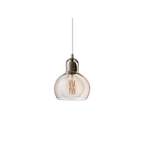 &Tradition - Mega Bulb SR2 Pendel Gold m/Hvid Ledning