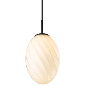 Halo Design - Twist Egg Pendel Ø15 Opal/Black