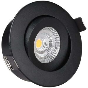 Antidark - Downlight Indbygningsspot 7W 3000K Tilt Sort