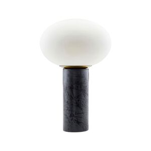 House Doctor - Opal Bordlampe H45cm Hvid/Messing
