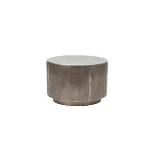 House Doctor - Rota Coffee Table H35 Ø50 Brushed Silver