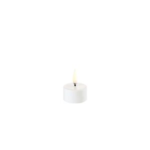 Uyuni - Fyrfadslys m/Batteri 4x2,1cm Nordic White Lighting