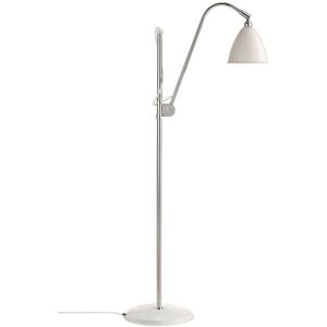 GUBI - Bestlite BL3 Gulvlampe Ø16 Krom/Mat Hvid