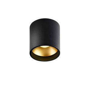 Light-Point - Solo 1 Round Loftlampe 3000K Sort/Guld
