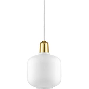 Normann Copenhagen Pendel Small Hvid/Messing