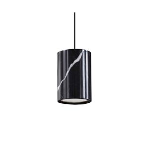 Terence Woodgate - Solid Pendel Cylinder Nero Marquina Marble