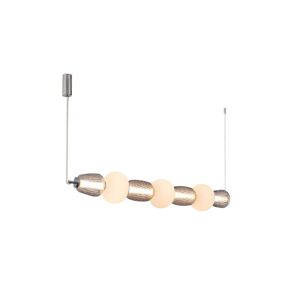 Loom Design - Pearl 7 Pendel Grey/Opal/Chrome