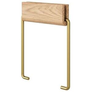 Moebe - Toilet Roll Holder Oak/Brass