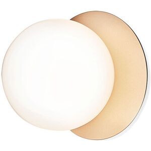 Nuura - Liila 1 Væglampe/Loftlampe Nordic Gold/Opal White