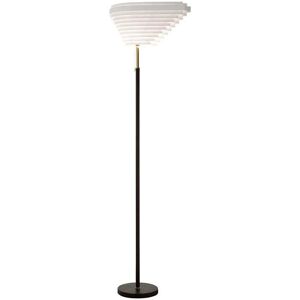 Artek - A805 Angel Wing Gulvlampe Polished Brass