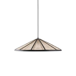 Globen Lighting - Akira Pendel Ø70 Black/Natureal