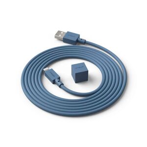 Avolt - Cable 1 USB A 1,8m Ocean Blue