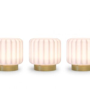 Atelier Pierre - Dentelles 9 Portable Bordlampe 3 pcs. Ø9 Gold