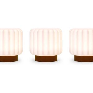 Atelier Pierre - Dentelles 9 Portable Bordlampe 3 pcs. Ø9 Terra