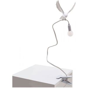 Seletti - Sparrow Landing Klemmelampe White